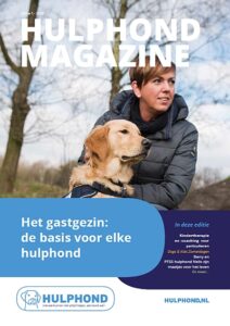 Johan Koning schrijft (vrijwillig) voor Stichting Hulphond Nederland