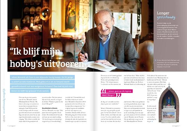 Magazine Deel! van Carintreggeland, met teksten van Johan Koning.