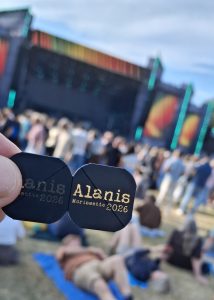 Aanwezig bij het concert van Alanis Morissette in Den Haag.